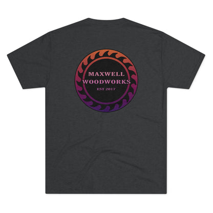 Maxwell Woodworks Tri-Blend Crew Tee Ombre