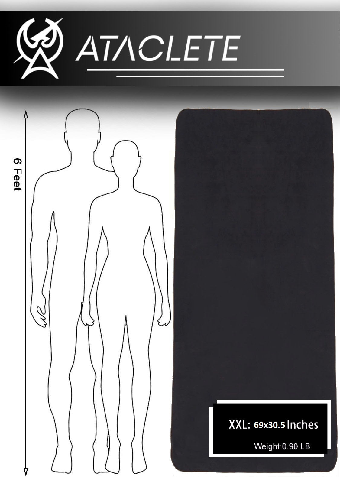 Tac-Dri Advanced Fiber Full-Sized Body Towel