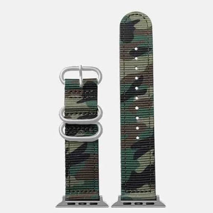 Camouflage Nato Apple Watch Band - The Predator