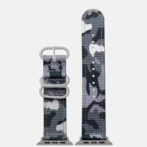 Camouflage Nato Apple Watch Band - The Predator