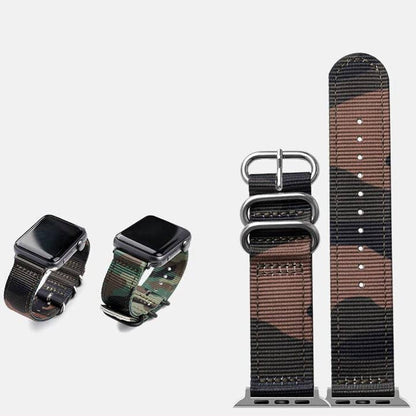 Camouflage Nato Apple Watch Band - The Predator