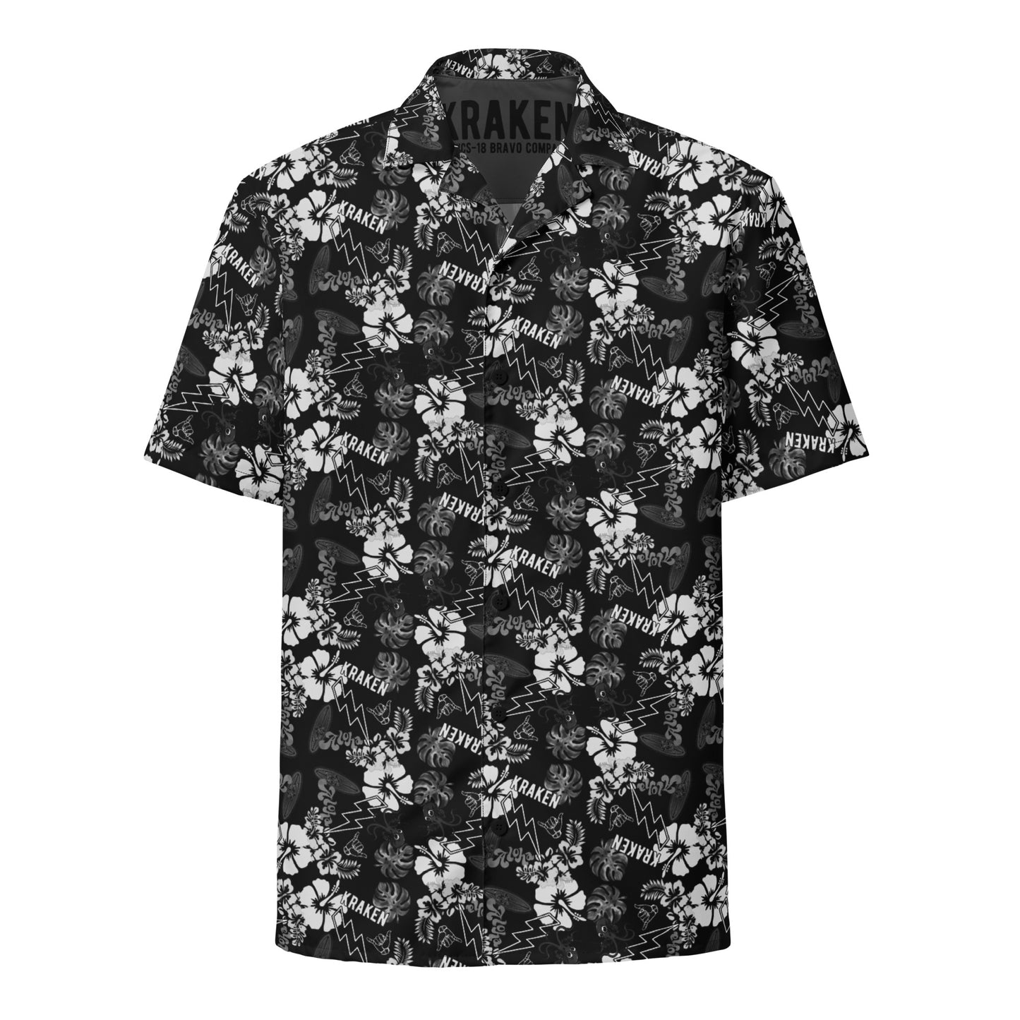 MWCS-18 B Aloha Shirt BW