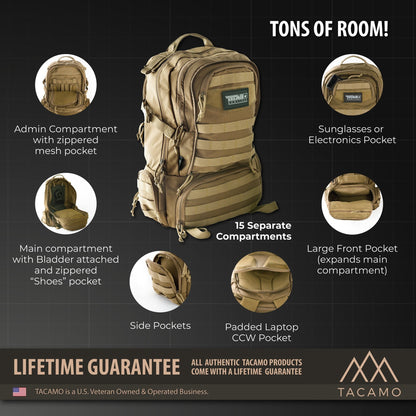 BC50 50L 72-Hour Tactical Backpack