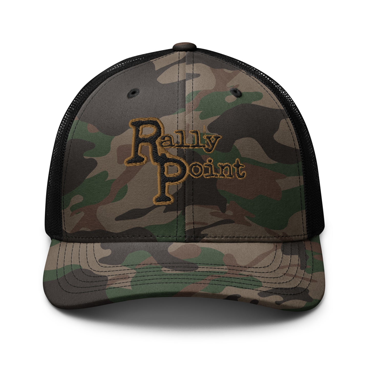 Rally Point Camouflage trucker hat