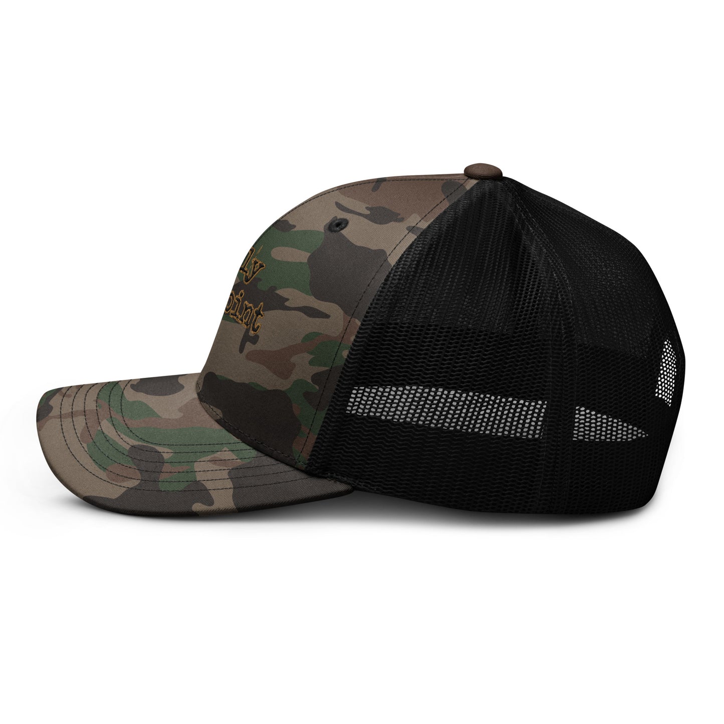 Rally Point Camouflage trucker hat