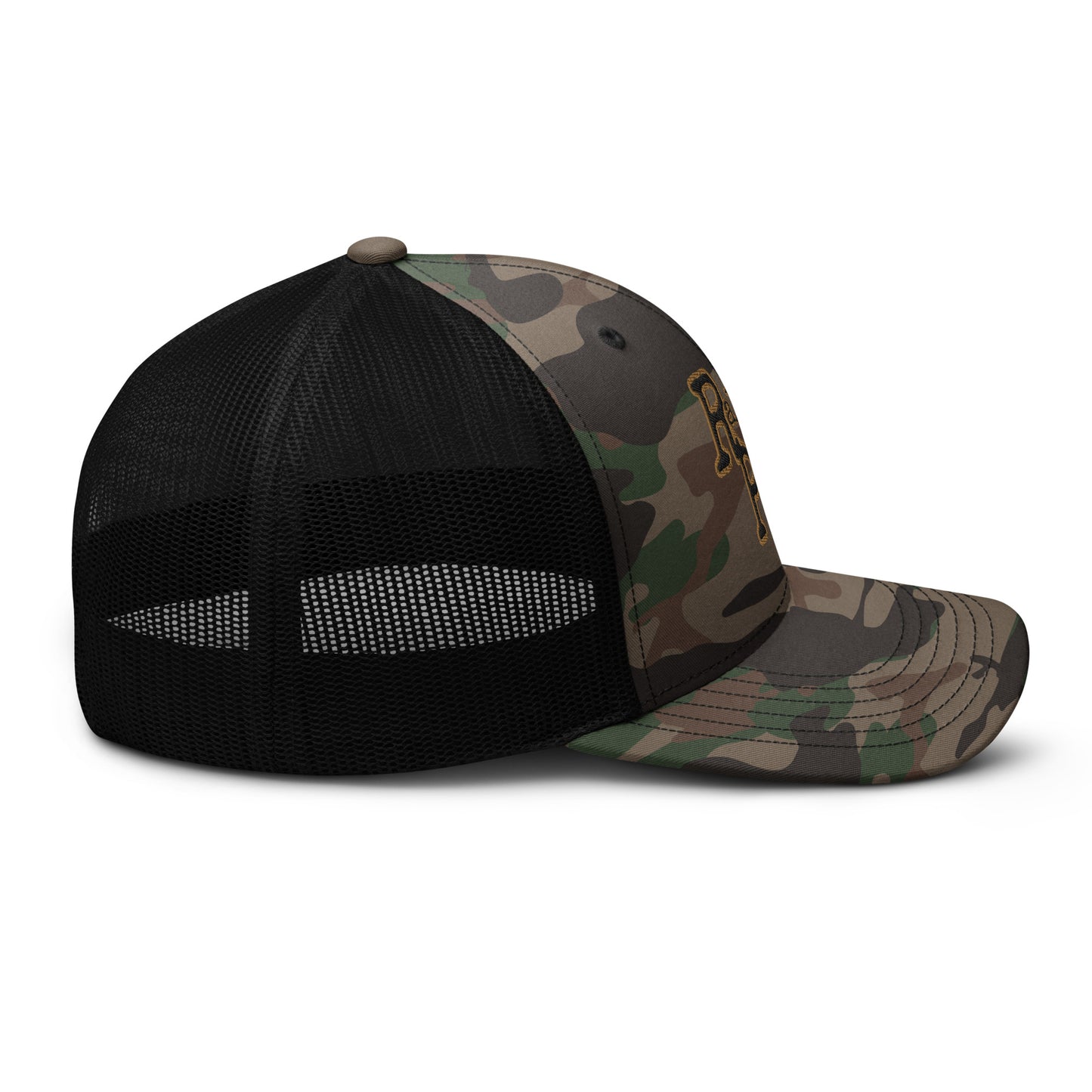 Rally Point Camouflage trucker hat