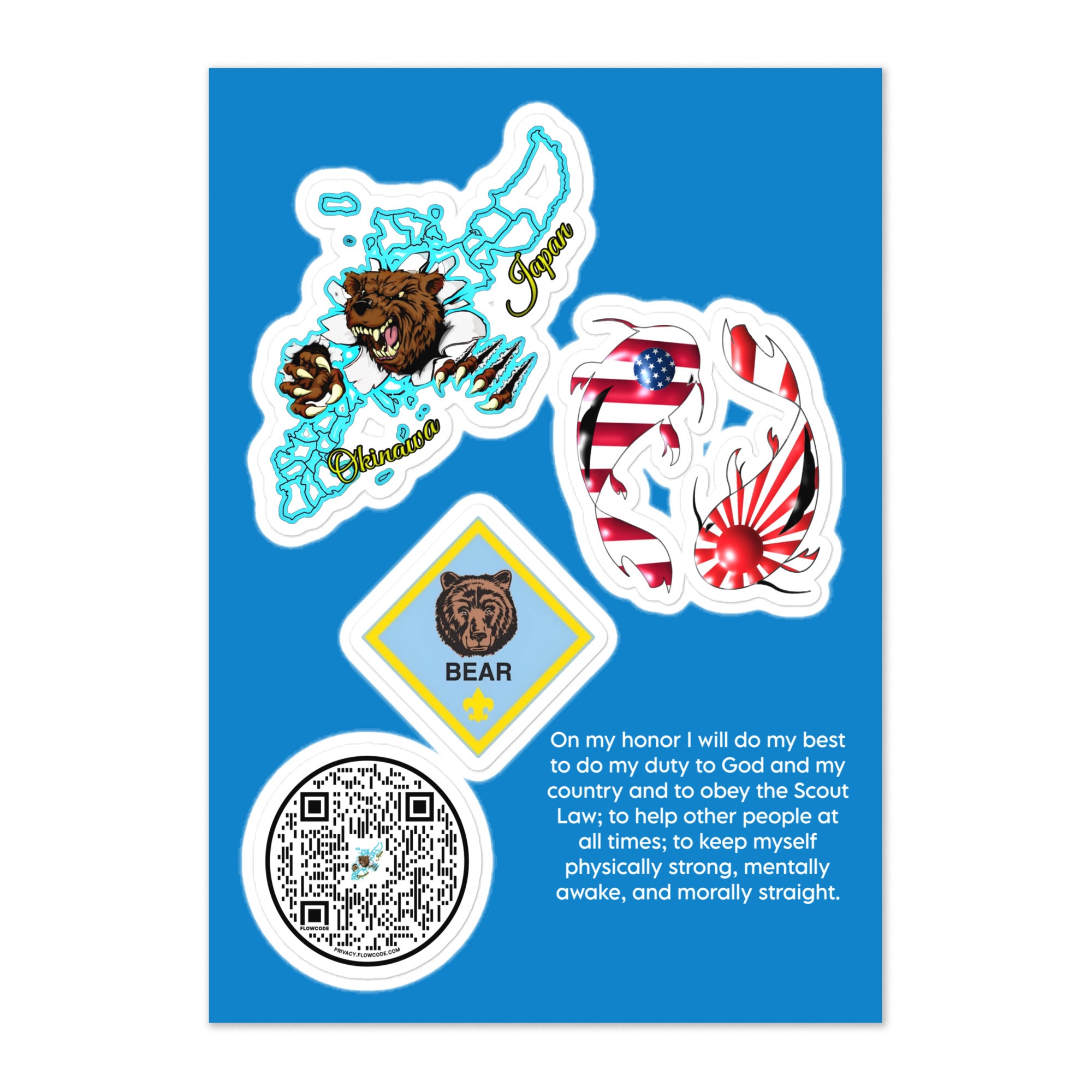 Okli Sticker Oki Scout Sticker sheet – Rally Point Project