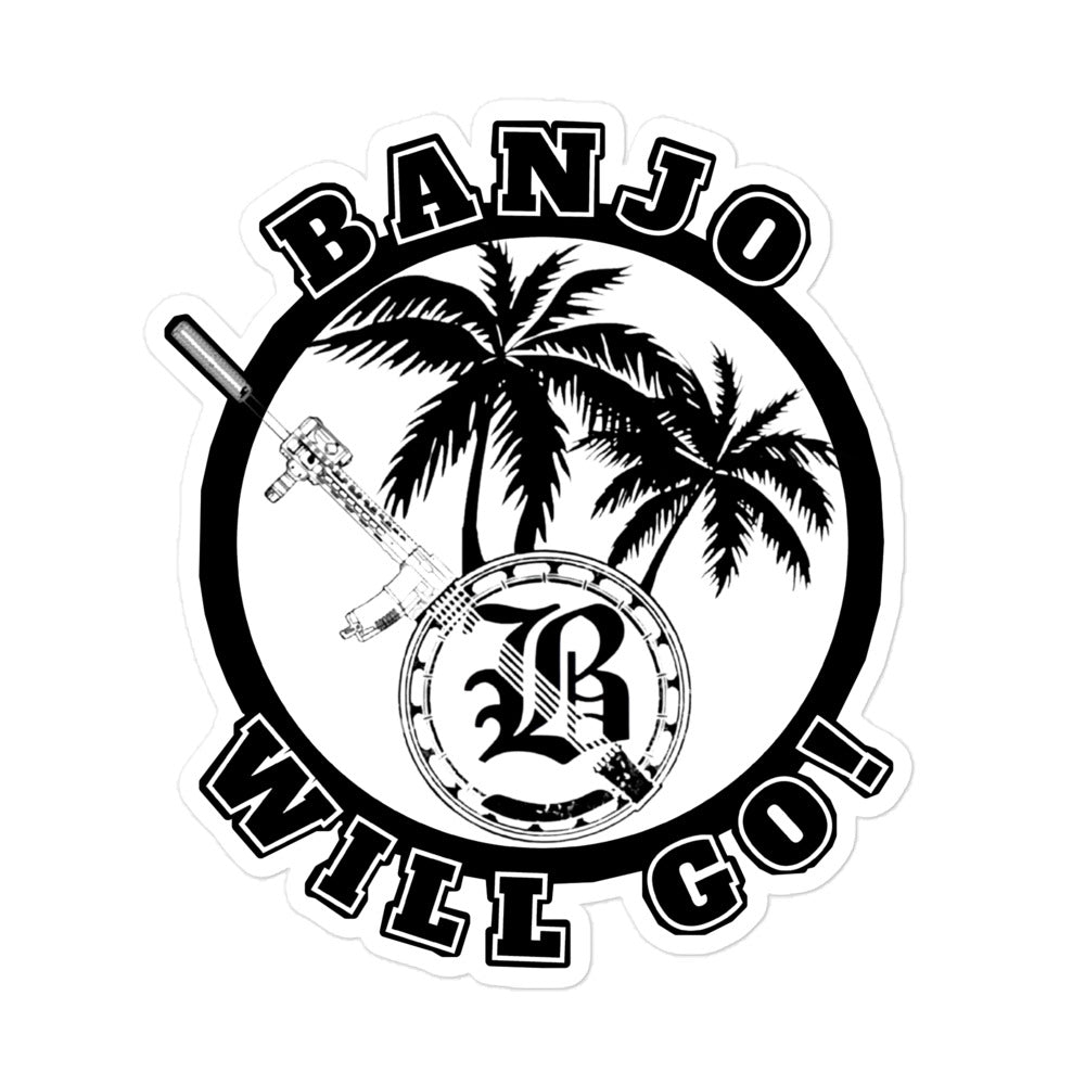 Banjo Will Go Sticker