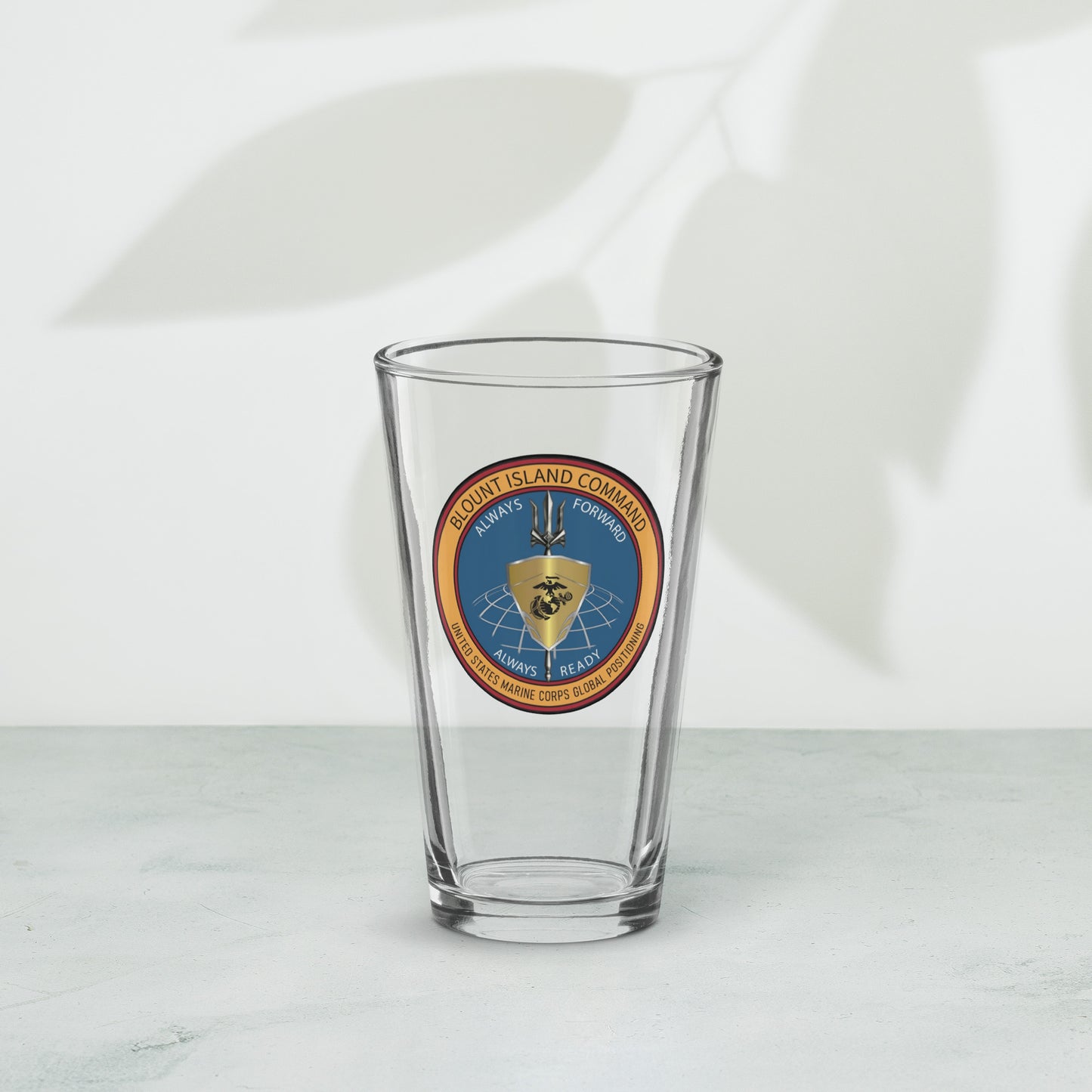 Shaker pint glass