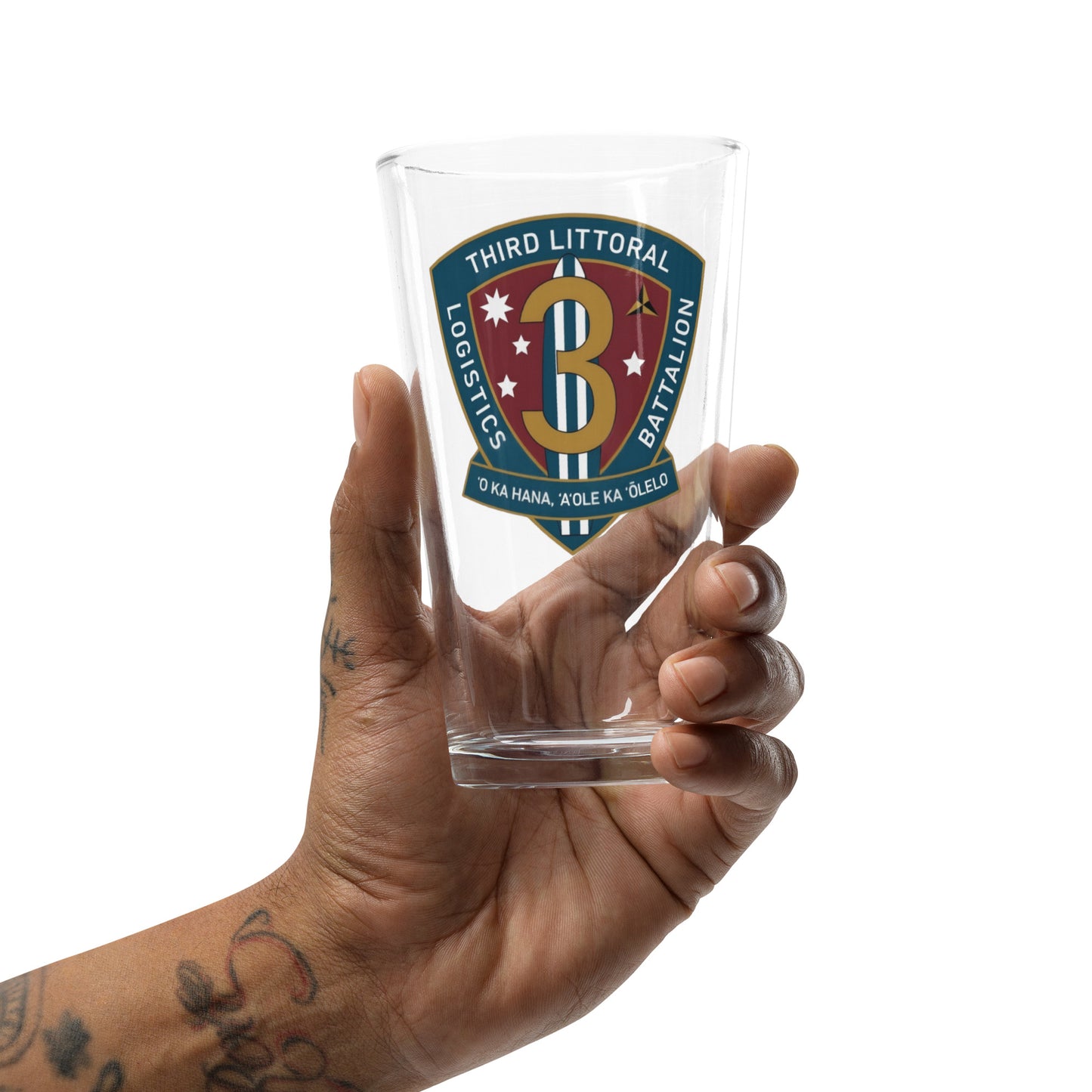 3d LLB Pint Glass