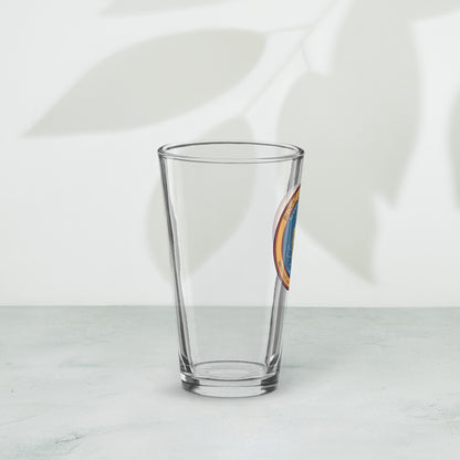 Shaker pint glass