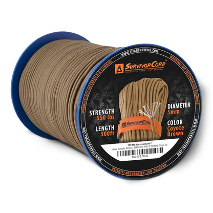 SurvivorCord Spool | COYOTE BROWN