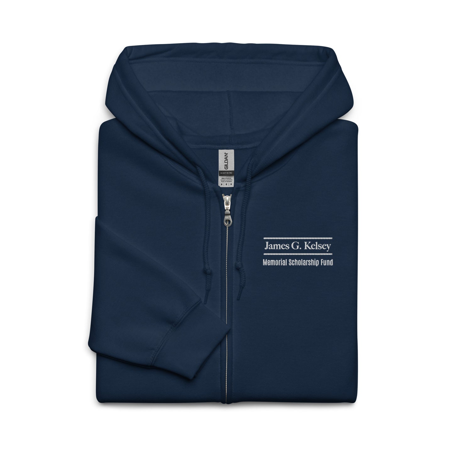 JGK Scholarship Fund - Embroidered Zip Hoodie