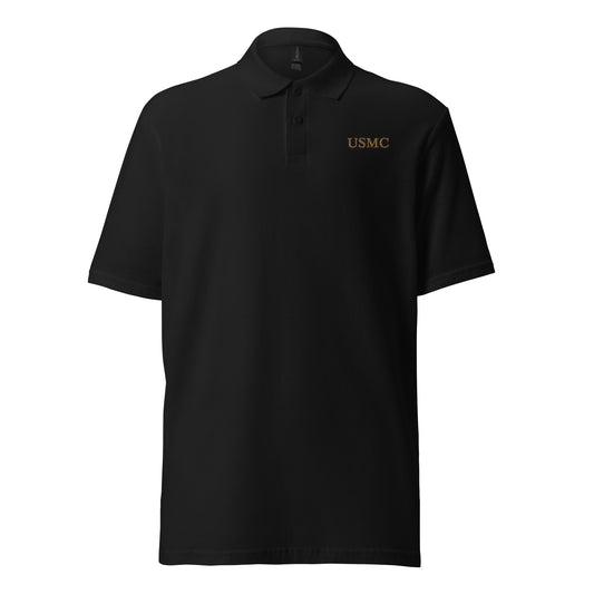 USMC pique polo shirt