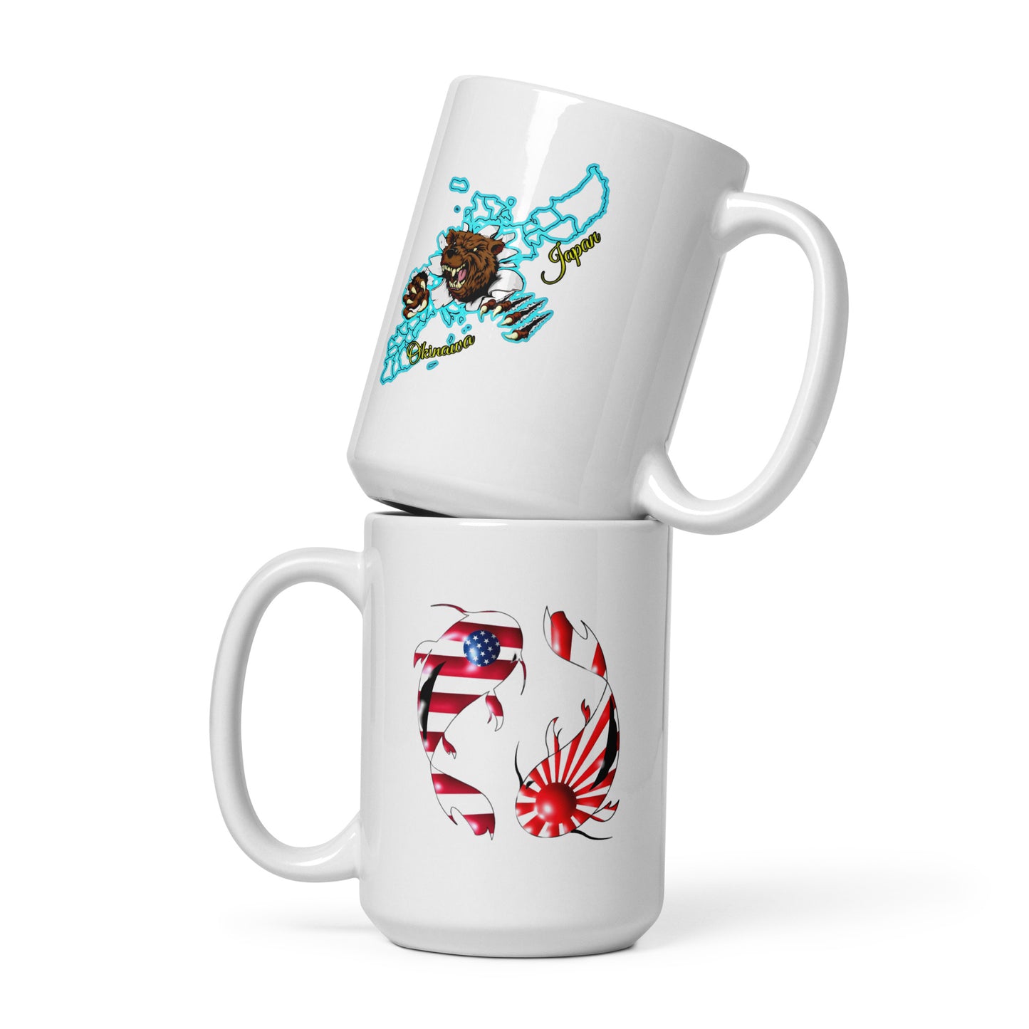 Oki Scouts White Glossy Mug