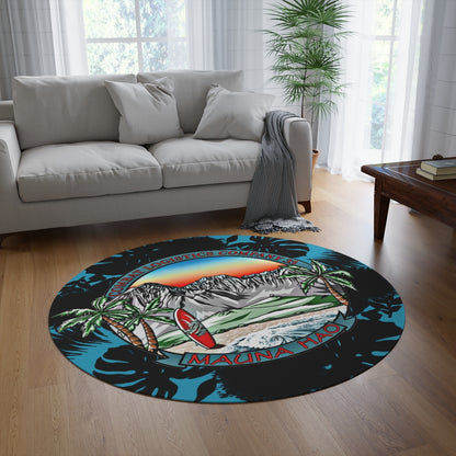 CLC 33 Round Rug Blue