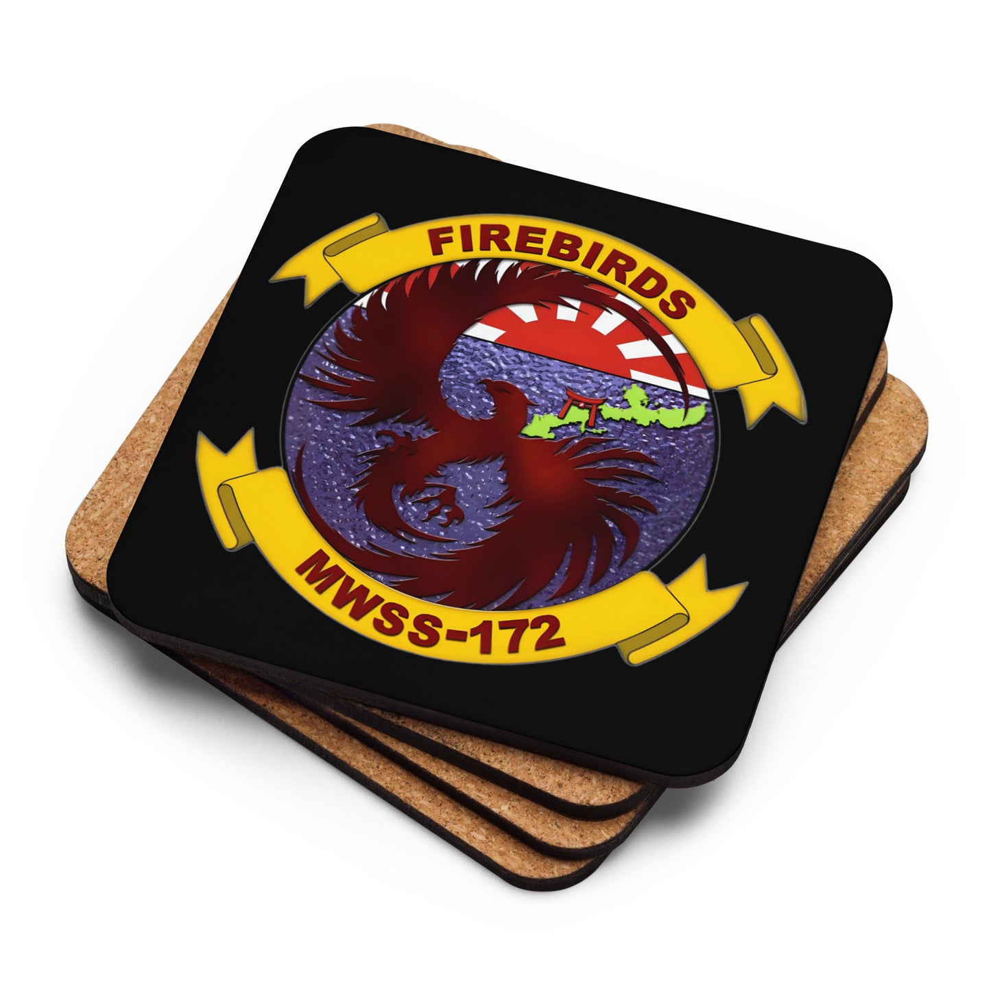MWSS-172 Cork-back coaster