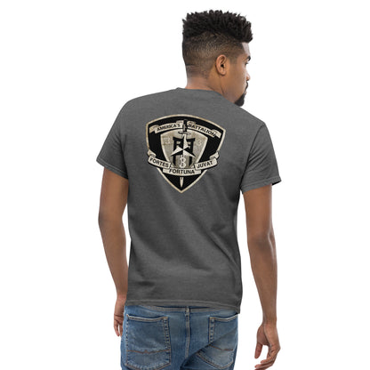 America's Battalion Distressed Tee BW