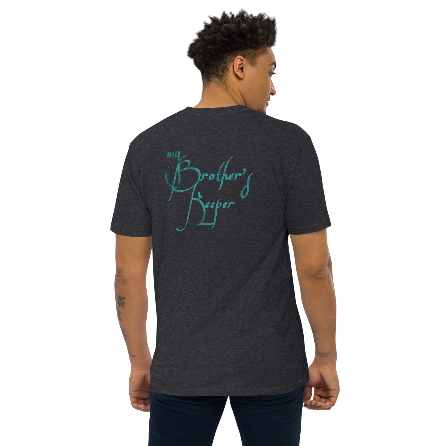 My Brother's Keeper Heavyweight Tee Teal