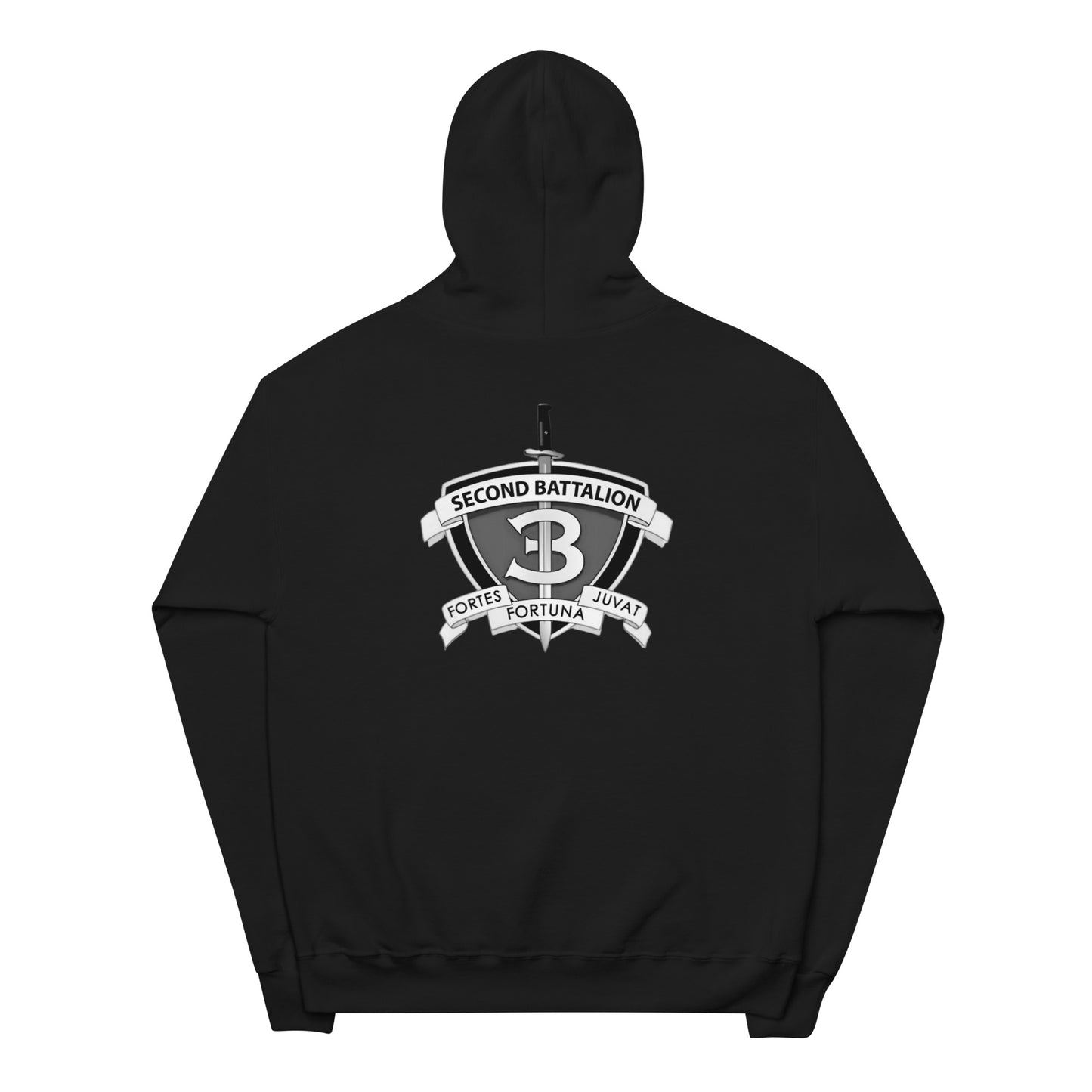 Island Warrior Hoodie BW